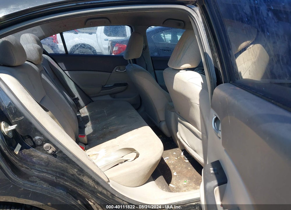 2012 HONDA CIVIC VIN: 19XFB2F51CE077698