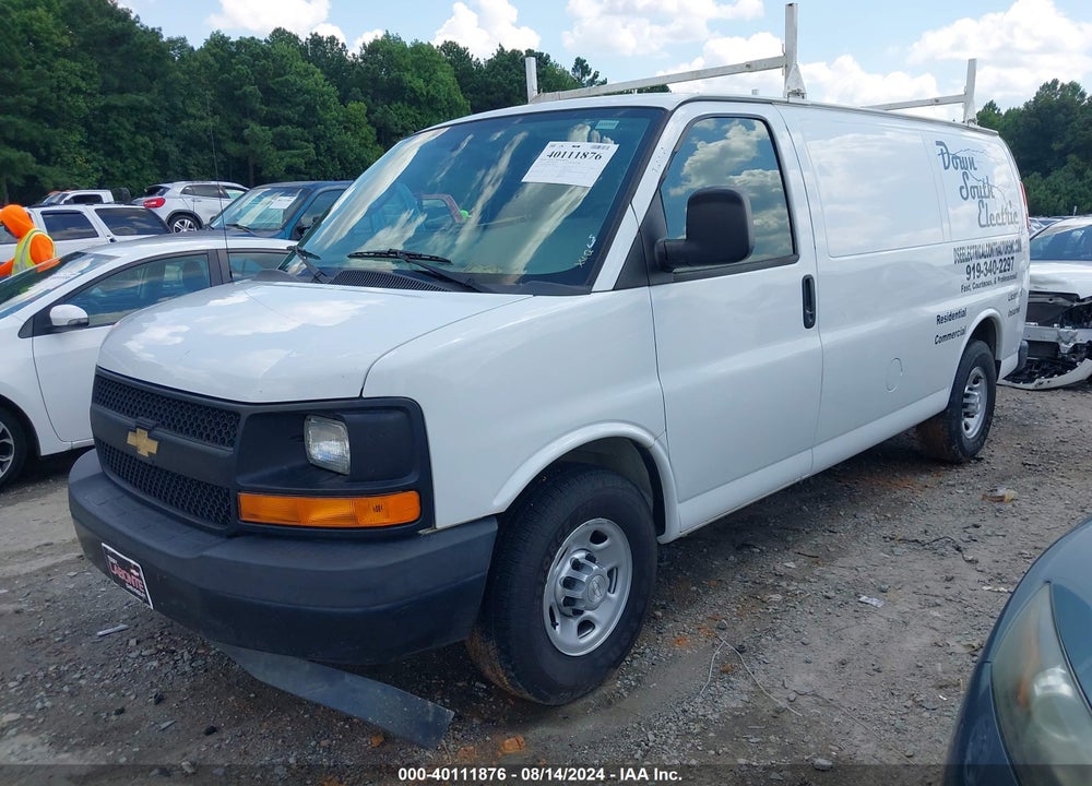 2017 CHEVROLET EXPRESS 2500 WORK VAN VIN: 1GCWGAFF6H1349029