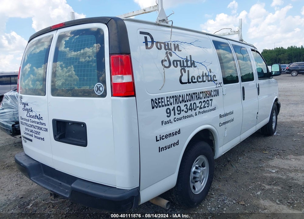 2017 CHEVROLET EXPRESS 2500 WORK VAN VIN: 1GCWGAFF6H1349029