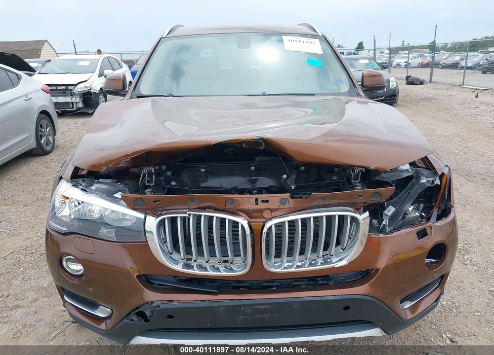 2017 BMW X3 XDRIVE28I VIN: 5UXWX9C53H0T02071