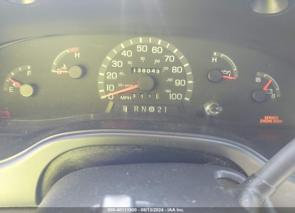 2001 FORD E-250 COMMERCIAL/RECREATIONAL VIN: 1FTNS24211HA79849