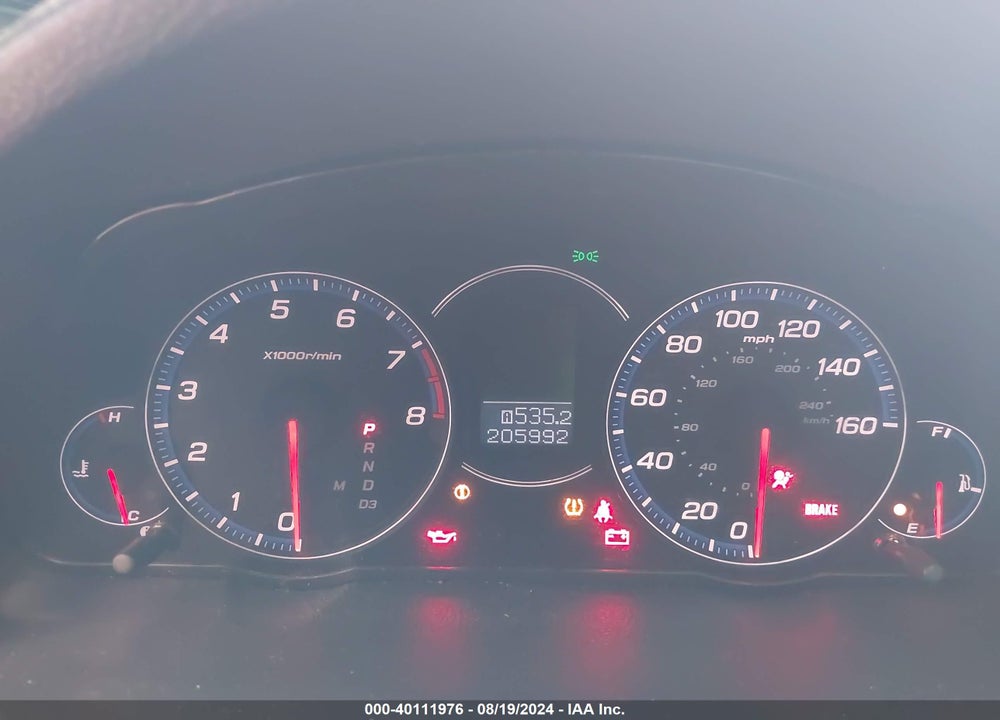 2008 ACURA TSX VIN: JH4CL96988C003512