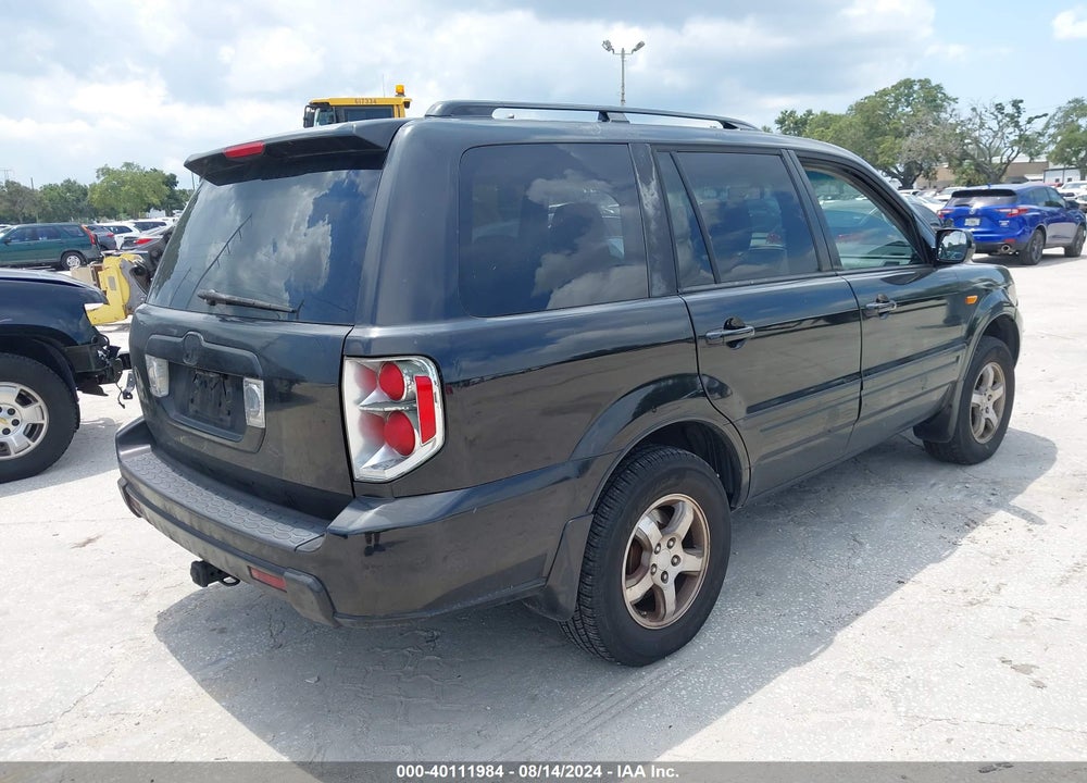 2008 HONDA PILOT EX-L VIN: 5FNYF28588B014111