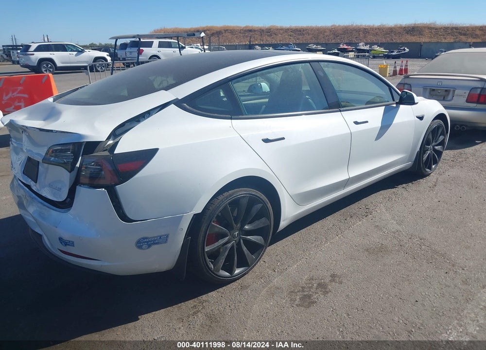 2021 TESLA MODEL 3 PERFORMANCE DUAL MOTOR ALL-WHEEL DRIVE VIN: 5YJ3E1EC3MF078304