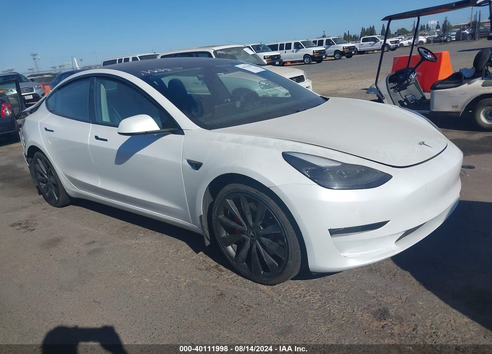 2021 TESLA MODEL 3 PERFORMANCE DUAL MOTOR ALL-WHEEL DRIVE VIN: 5YJ3E1EC3MF078304