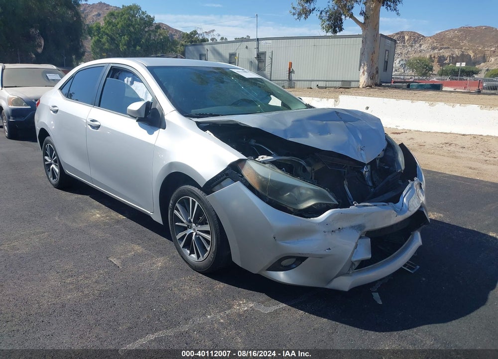2016 TOYOTA COROLLA LE PLUS VIN: 5YFBURHE5GP522401