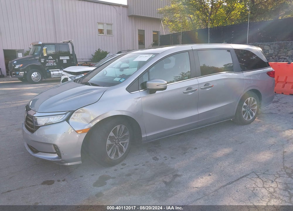 2021 HONDA ODYSSEY EX-L VIN: 5FNRL6H77MB022989
