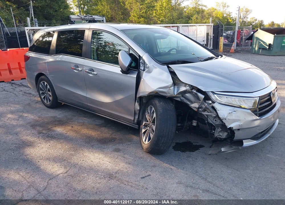 2021 HONDA ODYSSEY EX-L VIN: 5FNRL6H77MB022989