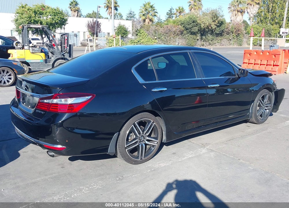2016 HONDA ACCORD SPORT VIN: 1HGCR2F53GA065254