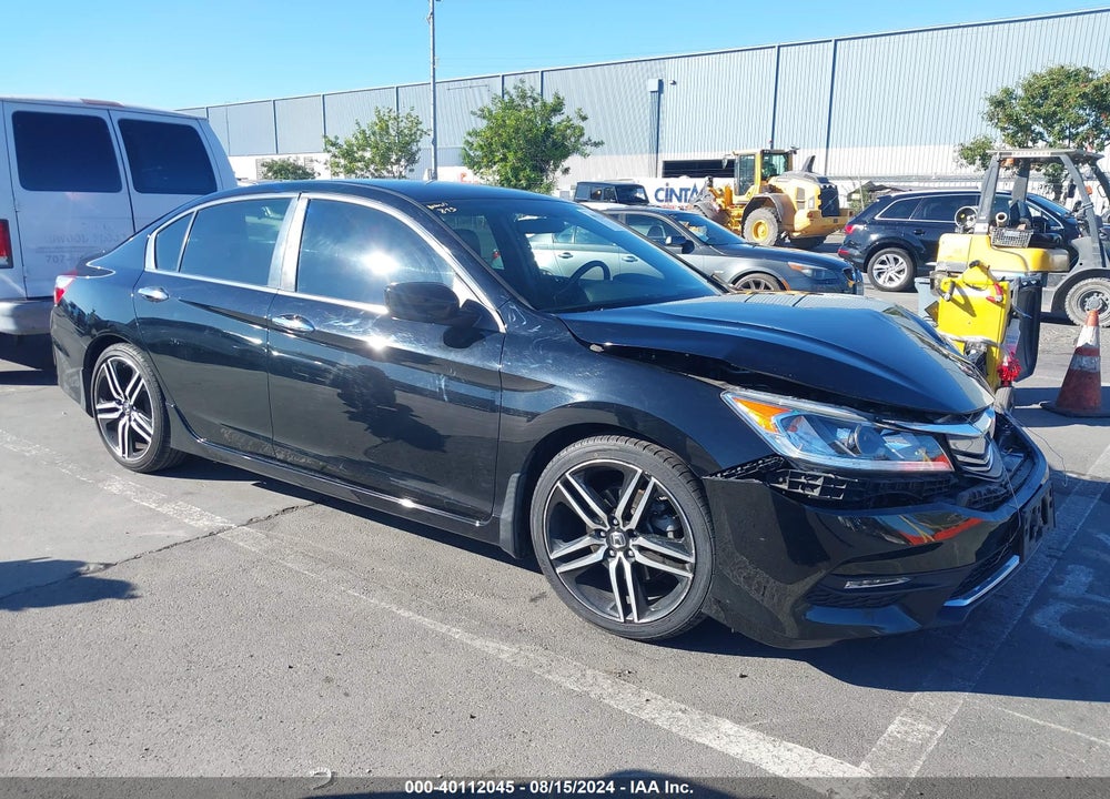 2016 HONDA ACCORD SPORT VIN: 1HGCR2F53GA065254