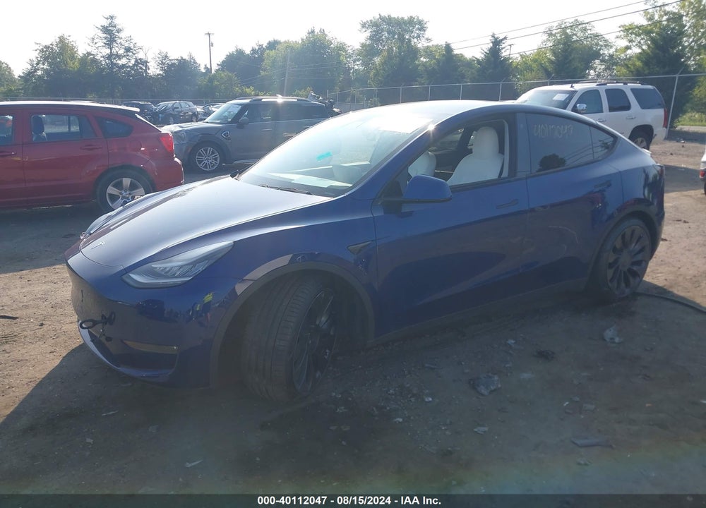 2020 TESLA MODEL Y LONG RANGE DUAL MOTOR ALL-WHEEL DRIVE/PERFORMANCE DUAL MOTOR ALL-WHEEL DRIVE VIN: 5YJYGDEF9LF034866
