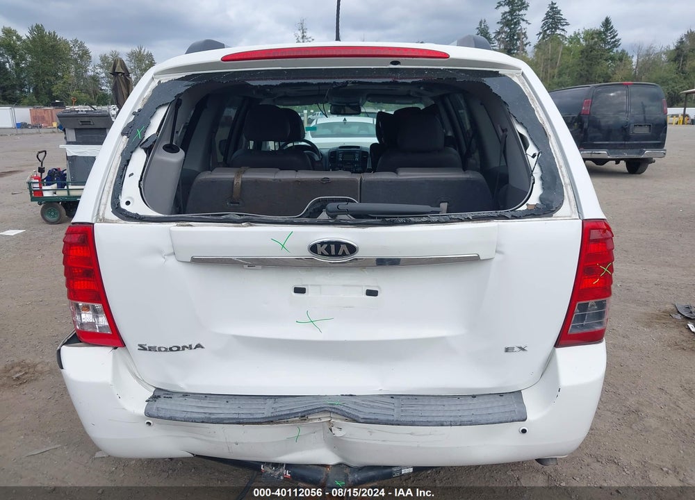 2011 KIA SEDONA EX VIN: KNDMH4C72B6373521