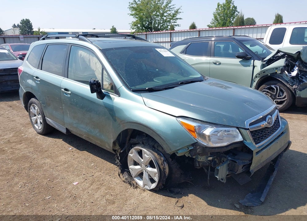 2016 SUBARU FORESTER 2.5I LIMITED VIN: JF2SJAHC9GH556279