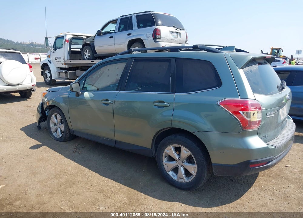 2016 SUBARU FORESTER 2.5I LIMITED VIN: JF2SJAHC9GH556279