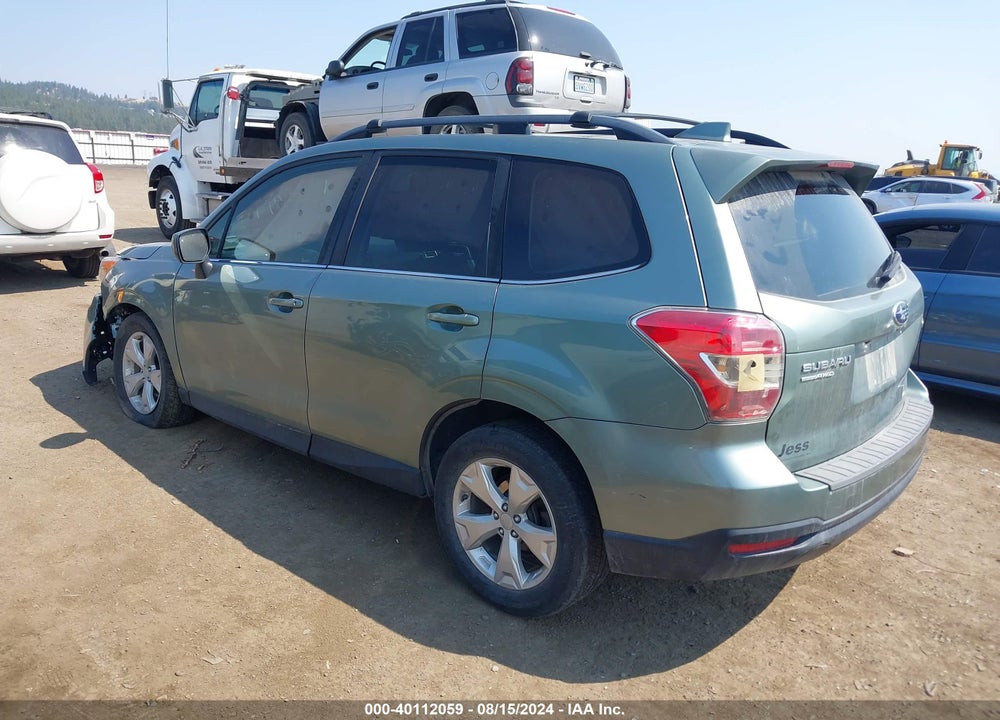 2016 SUBARU FORESTER 2.5I LIMITED VIN: JF2SJAHC9GH556279