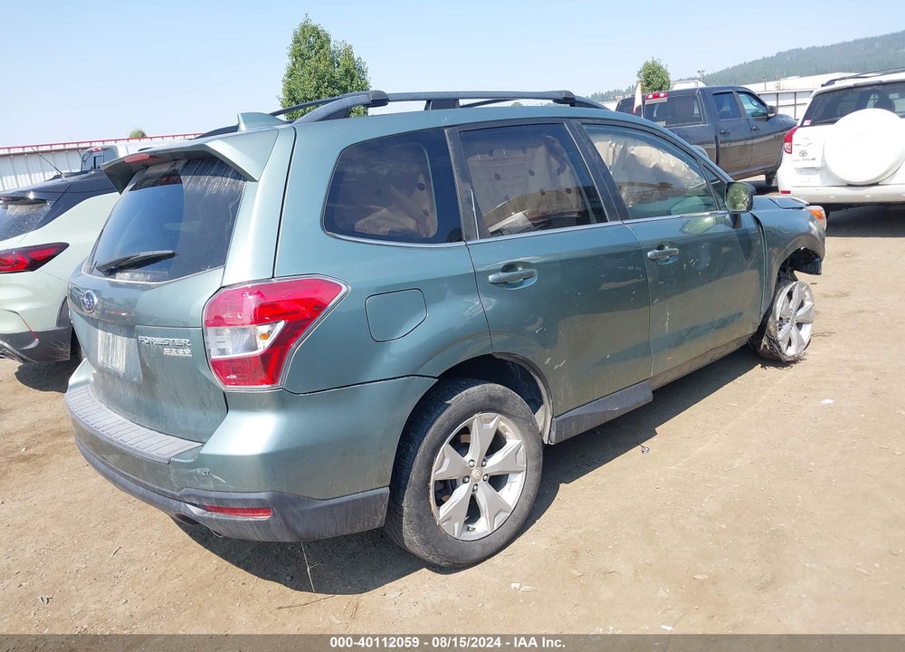2016 SUBARU FORESTER 2.5I LIMITED VIN: JF2SJAHC9GH556279