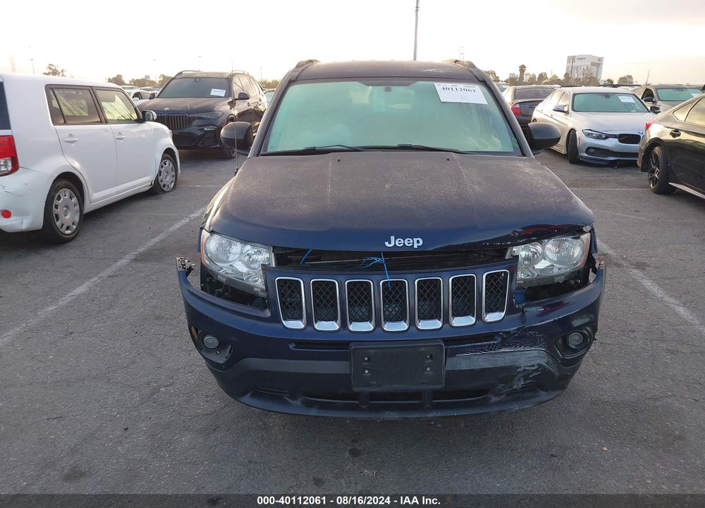 2013 JEEP COMPASS SPORT VIN: 1C4NJCBA6DD237617
