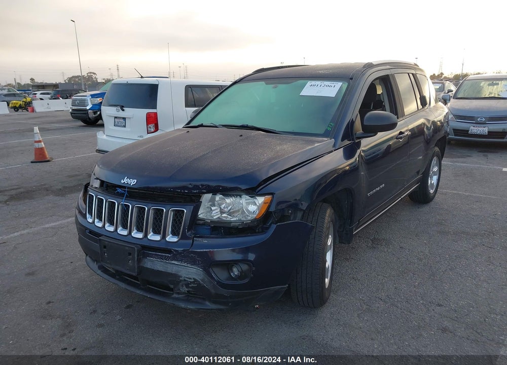 2013 JEEP COMPASS SPORT VIN: 1C4NJCBA6DD237617