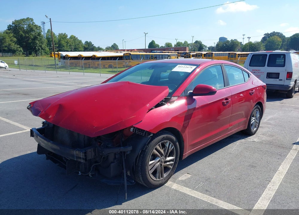2019 HYUNDAI ELANTRA SEL VIN: KMHD84LF4KU766080
