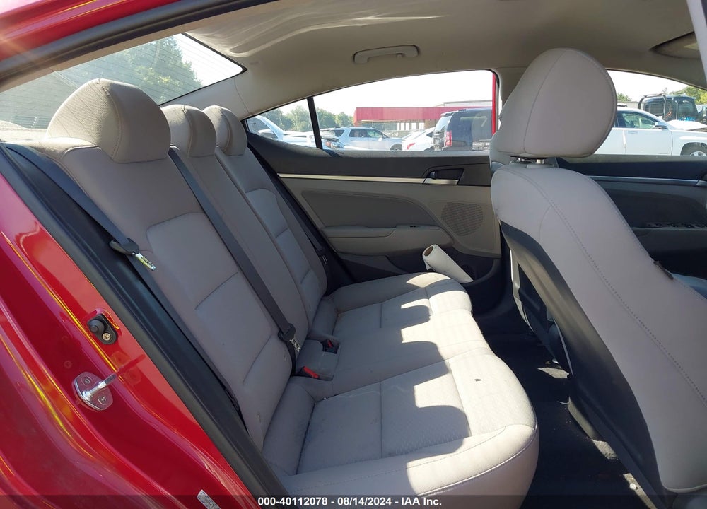 2019 HYUNDAI ELANTRA SEL VIN: KMHD84LF4KU766080