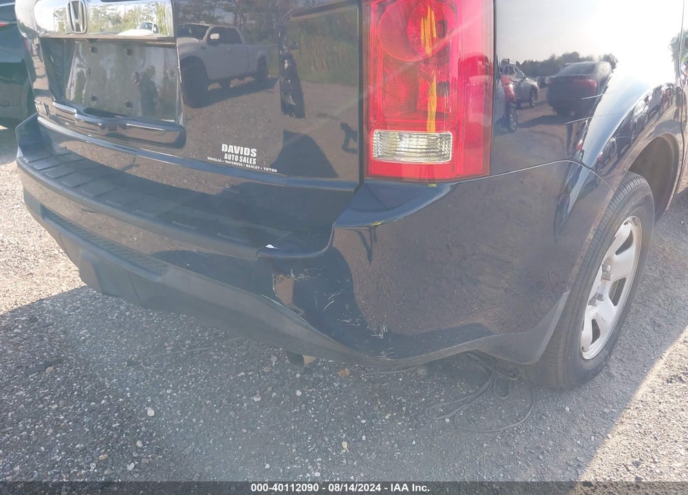 2013 HONDA PILOT LX VIN: 5FNYF3H26DB036243