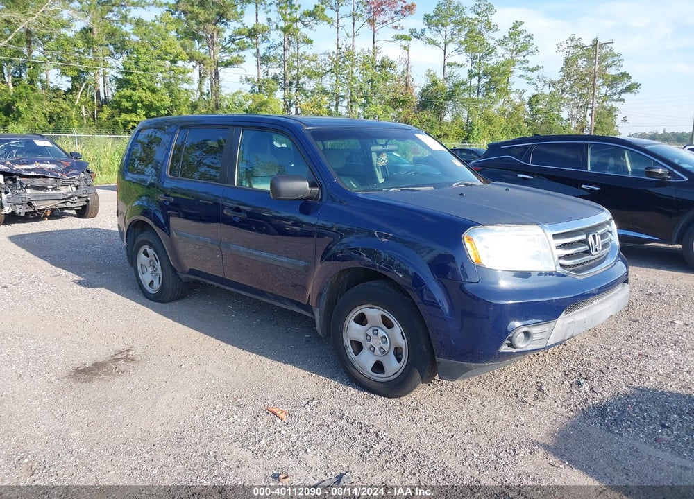 2013 HONDA PILOT LX VIN: 5FNYF3H26DB036243
