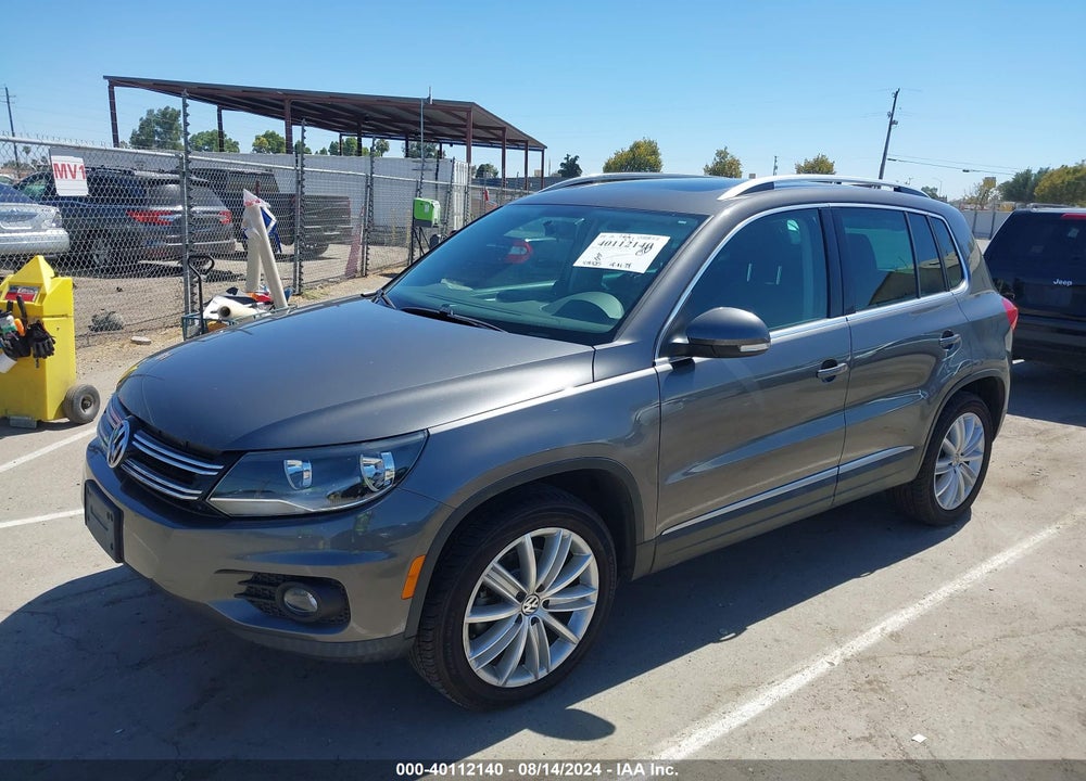 2014 VOLKSWAGEN TIGUAN SEL VIN: WVGAV3AXXEW551362