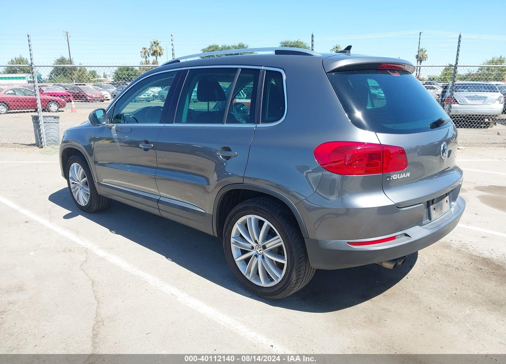 2014 VOLKSWAGEN TIGUAN SEL VIN: WVGAV3AXXEW551362