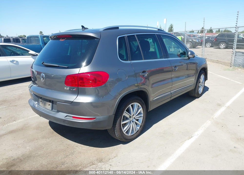 2014 VOLKSWAGEN TIGUAN SEL VIN: WVGAV3AXXEW551362