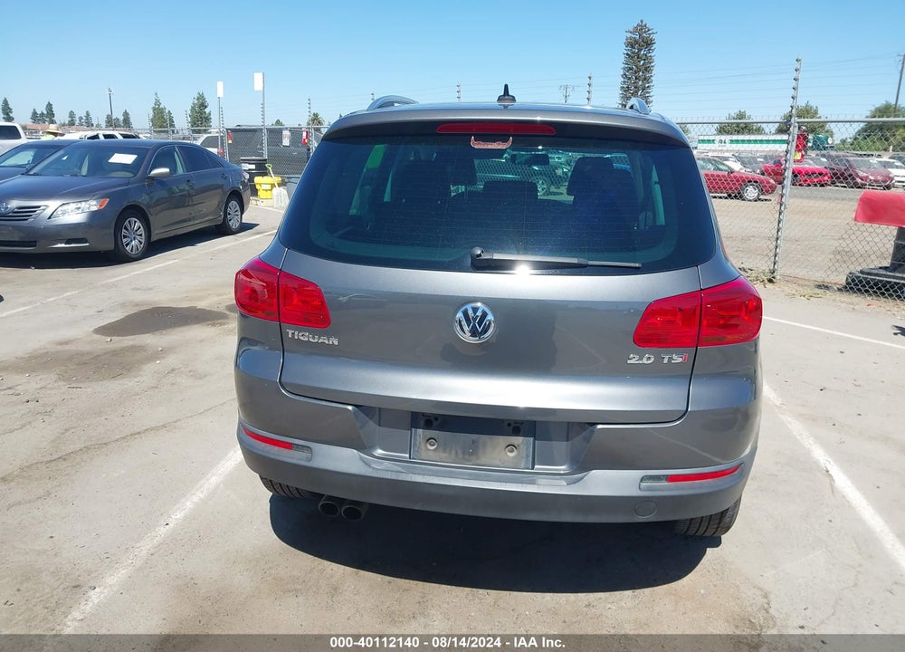 2014 VOLKSWAGEN TIGUAN SEL VIN: WVGAV3AXXEW551362