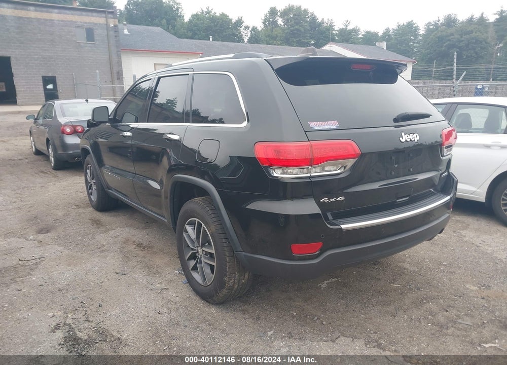 2017 JEEP GRAND CHEROKEE LIMITED 4X4 VIN: 1C4RJFBG0HC807808