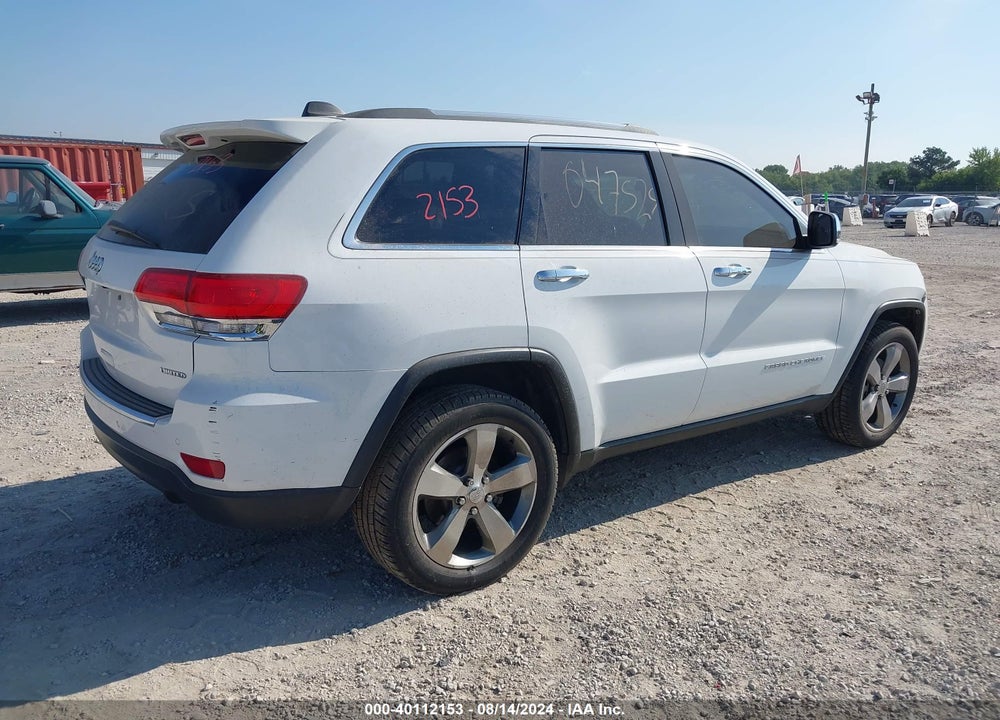 2014 JEEP GRAND CHEROKEE LIMITED VIN: 1C4RJFBG2EC102553
