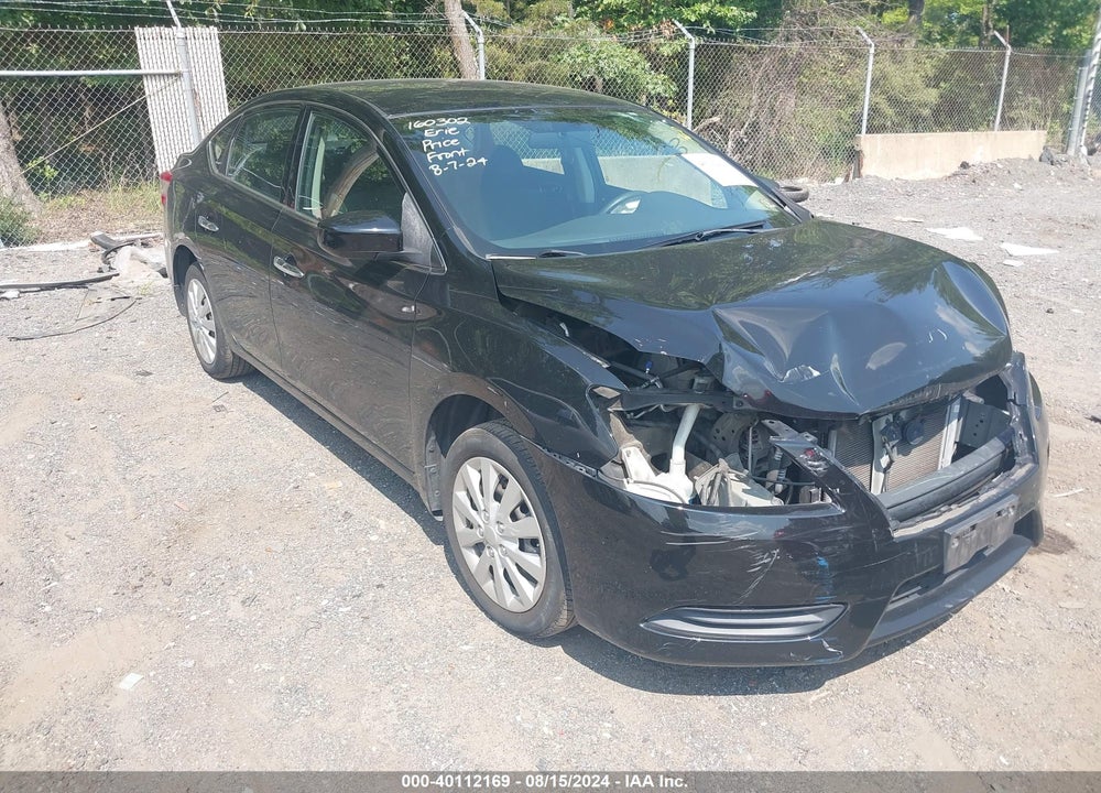 2014 NISSAN SENTRA SV VIN: 3N1AB7AP9EY279869