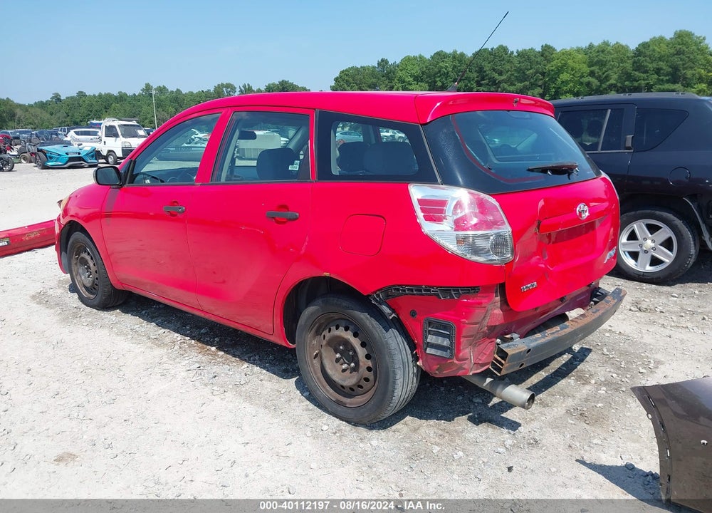 2008 TOYOTA MATRIX VIN: 2T1KR32E58C717438