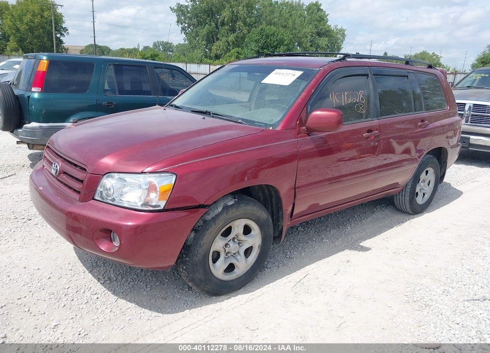 2007 TOYOTA HIGHLANDER VIN: JTEGD21A370168114