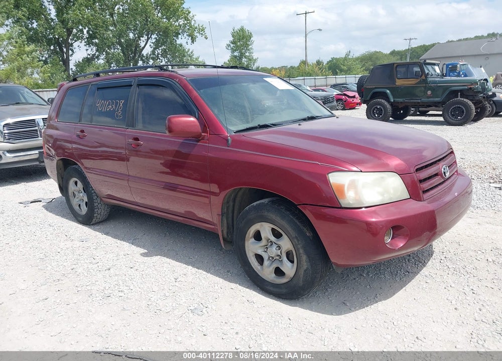 2007 TOYOTA HIGHLANDER VIN: JTEGD21A370168114