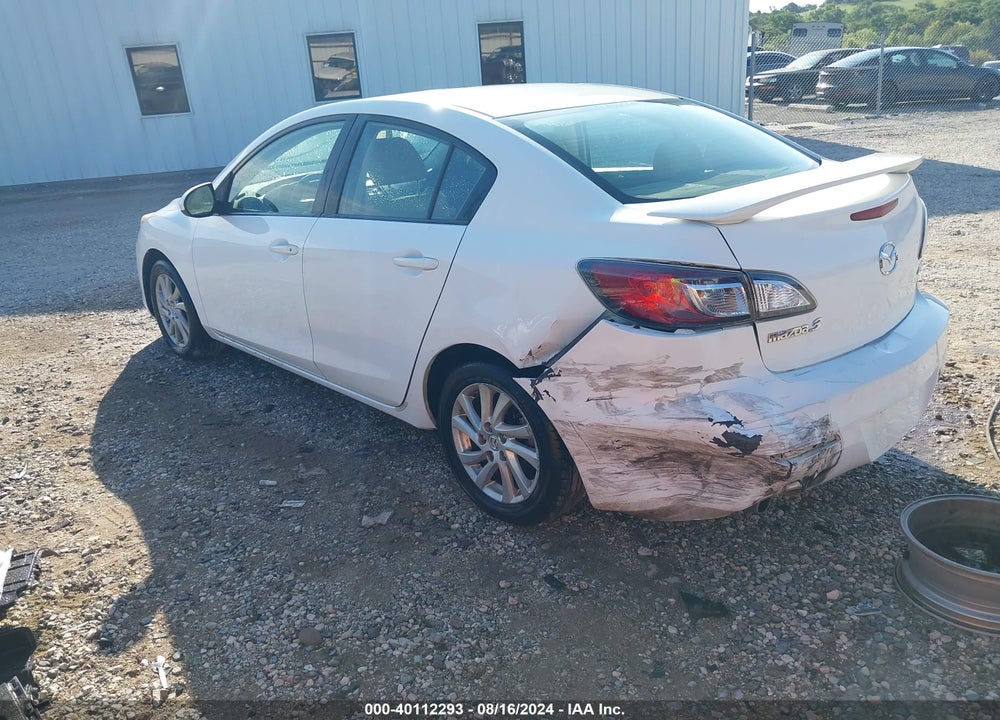 2012 MAZDA 3 I GRAND TOURING VIN: JM1BL1W76C1646586