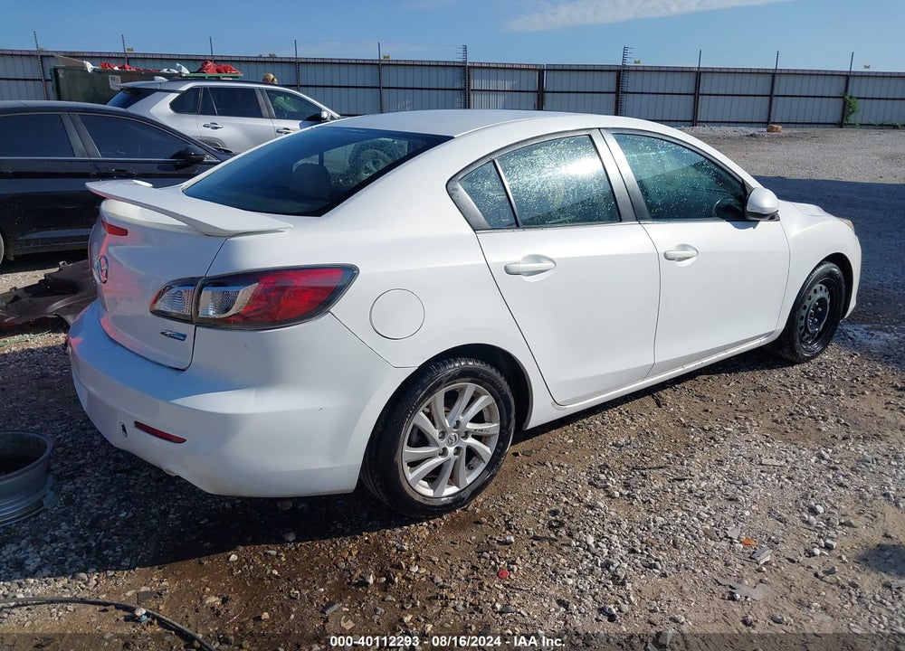 2012 MAZDA 3 I GRAND TOURING VIN: JM1BL1W76C1646586
