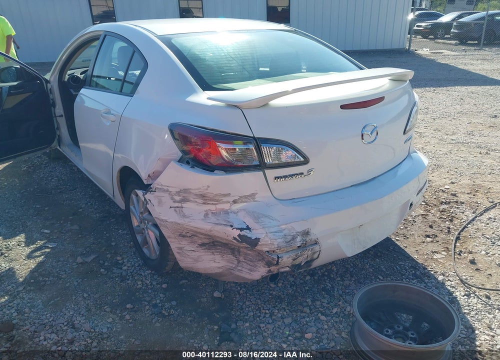 2012 MAZDA 3 I GRAND TOURING VIN: JM1BL1W76C1646586