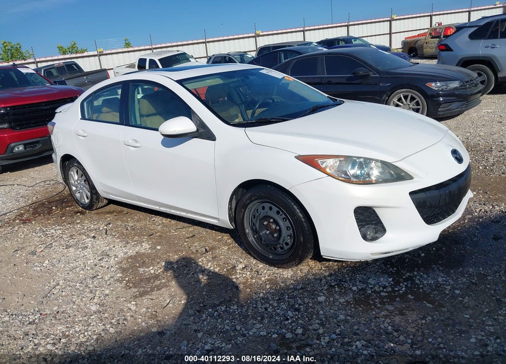 2012 MAZDA 3 I GRAND TOURING VIN: JM1BL1W76C1646586