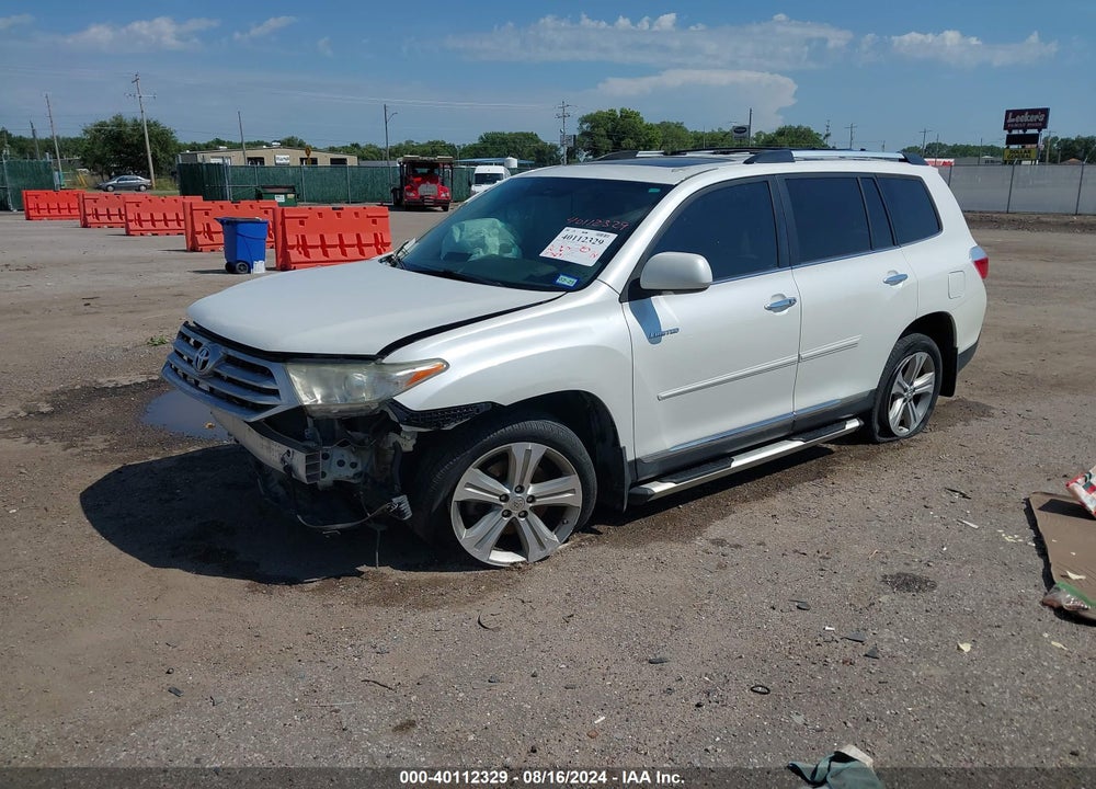 2012 TOYOTA HIGHLANDER LIMITED V6 VIN: 5TDYK3EH0CS089163