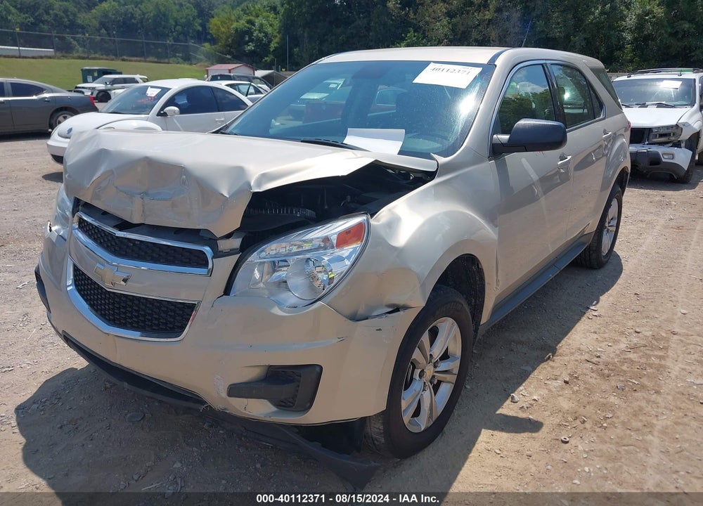 2012 CHEVROLET EQUINOX LS VIN: 2GNALBEK5C1288096