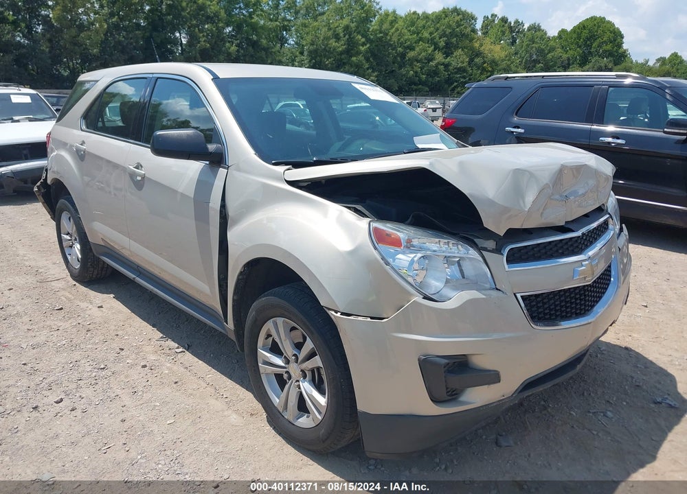 2012 CHEVROLET EQUINOX LS VIN: 2GNALBEK5C1288096