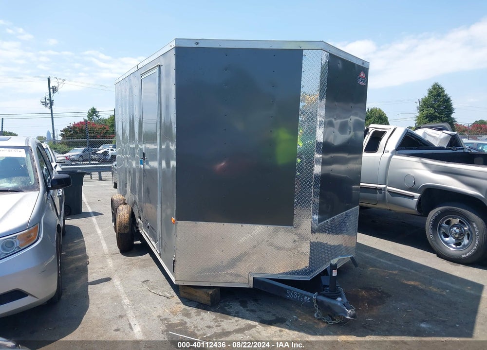 2024 ROCK SOLID CARGO TRAILER 7X14 VIN: 7H2BE1425RD056876