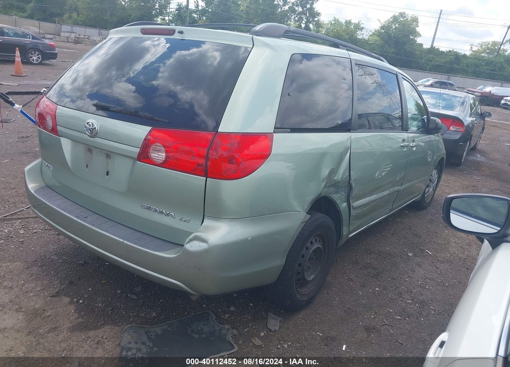 2008 TOYOTA SIENNA LE VIN: 5TDZK23CX8S138320