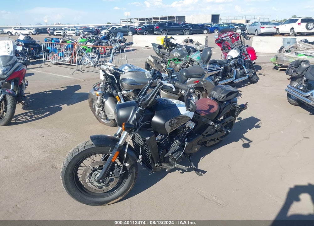 2021 INDIAN MOTORCYCLE CO. SCOUT BOBBER TWENTY ABS VIN: 56KMTG001M3167757