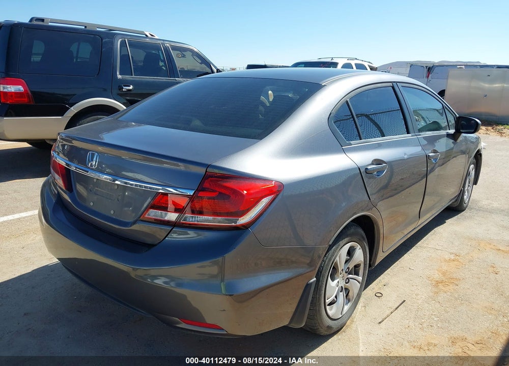2014 HONDA CIVIC LX VIN: 19XFB2F5XEE206248