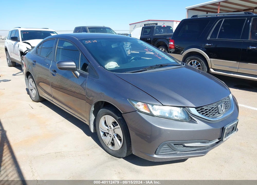 2014 HONDA CIVIC LX VIN: 19XFB2F5XEE206248