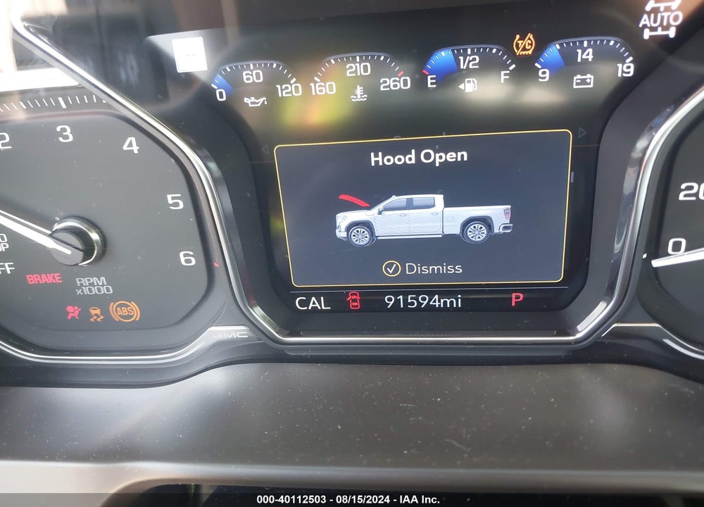 2021 GMC SIERRA 1500 4WD STANDARD BOX DENALI VIN: 3GTU9FET4MG120009