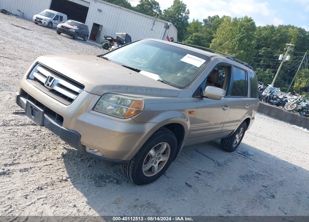 2006 HONDA PILOT EX-L VIN: 5FNYF287X6B000869